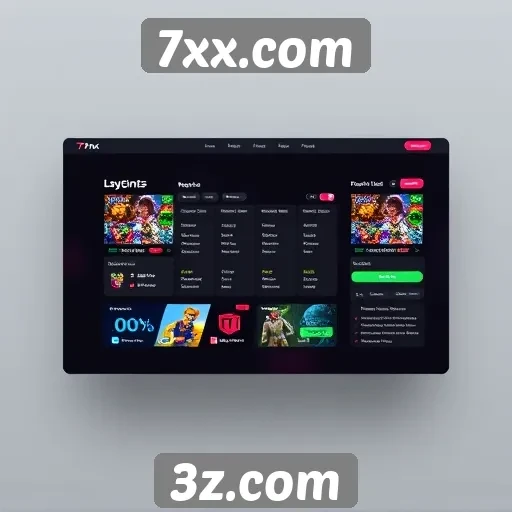 Análise da interface do usuário em 7xx.com